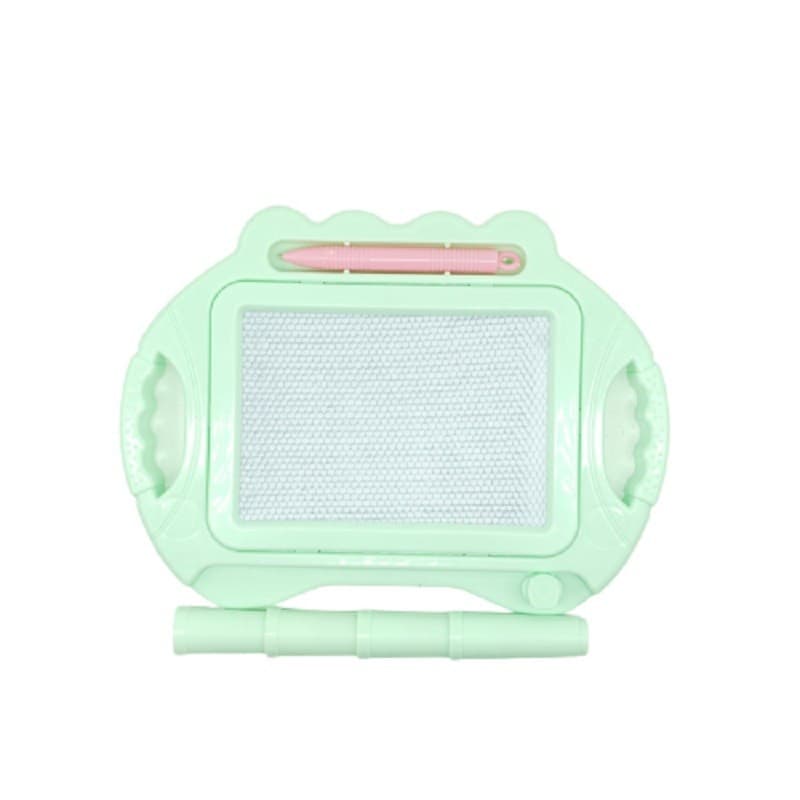 Tabla Magnetica pentru desen, Pix, forma dreptunghi, dimensiuni 23x17 cm, Dezvolta Creativitatea, cu picioare suport, Verde 1