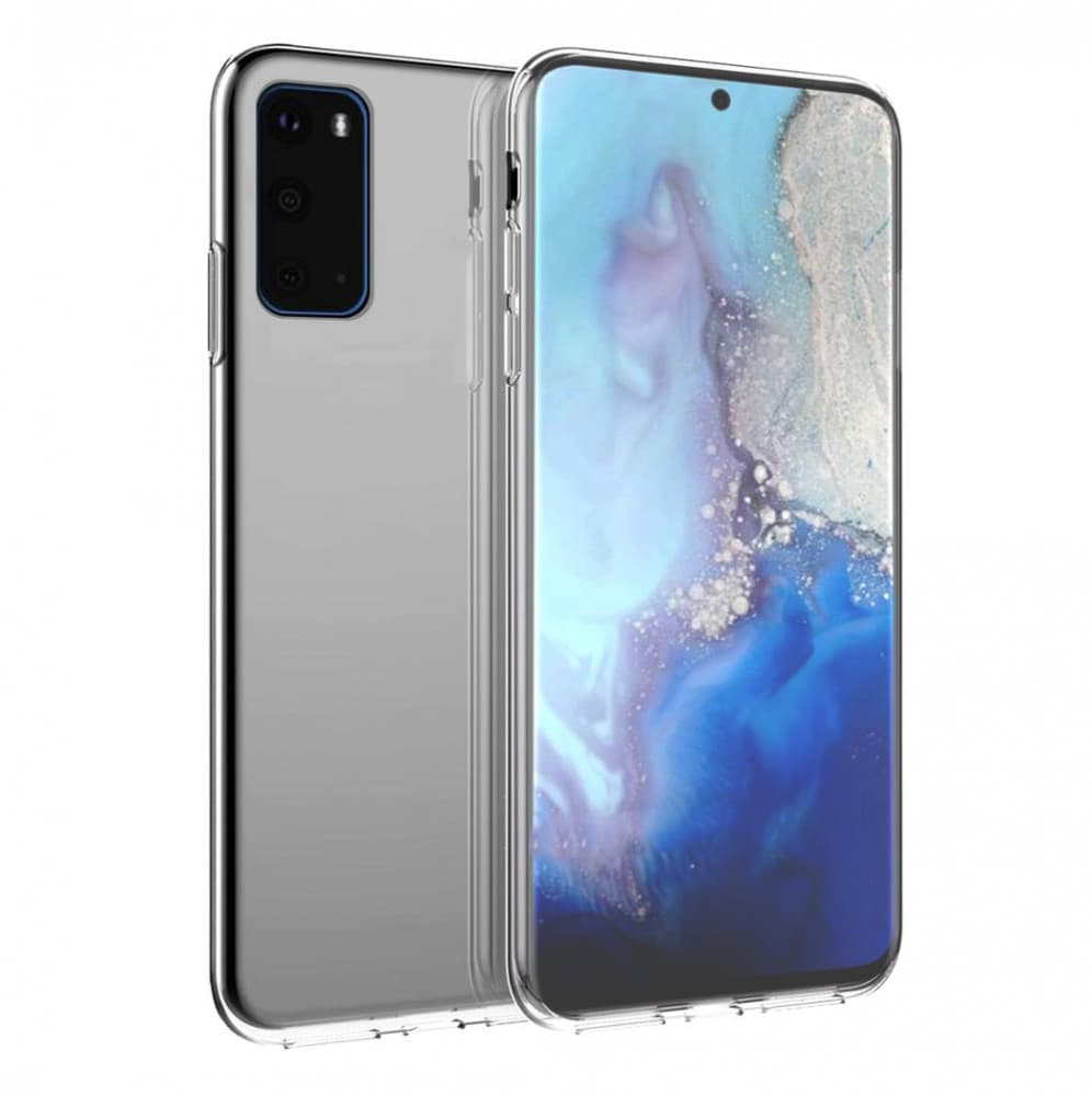 Husa de protectie Full TPU 360° pentru Samsung Galaxy S20 Plus, fata+spate , transparenta 1
