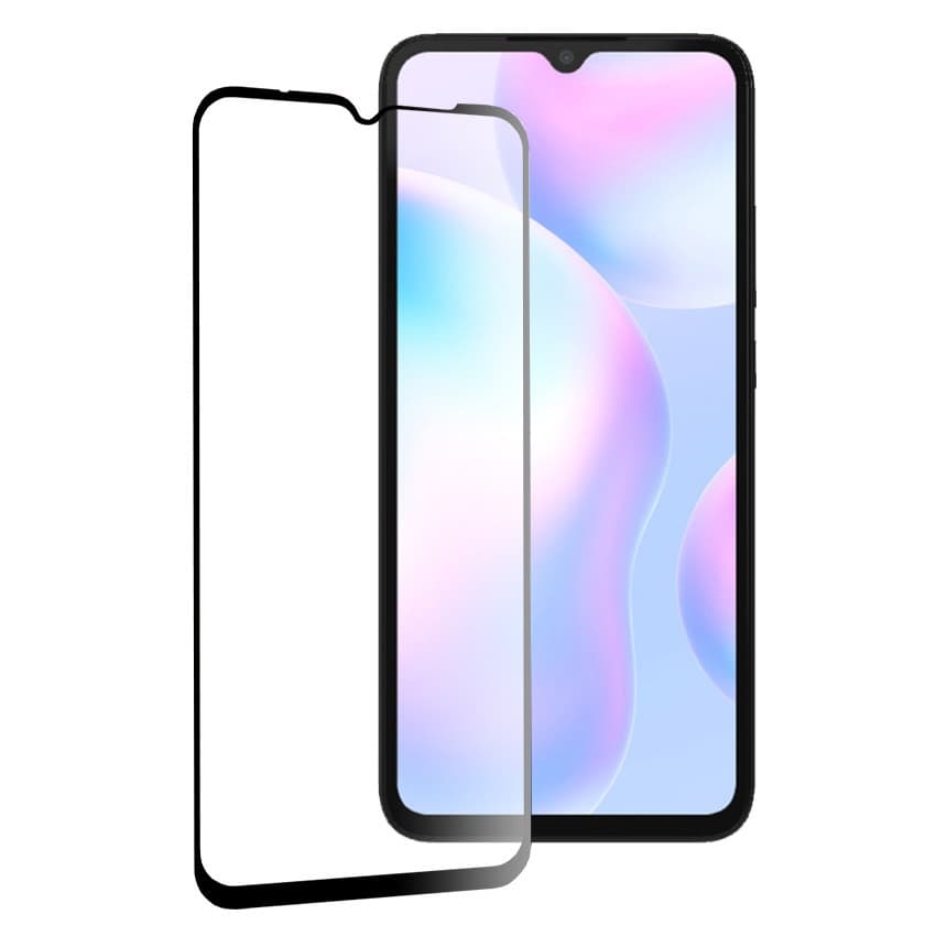 Folie de sticla Xiaomi Redmi 9/9A/9C, Full Glue 111D, margini negre 1