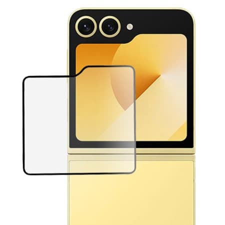 Folie de sticla Samsung Galaxy Z Flip 6, Full Glue, protectie display mic, margini negre 1