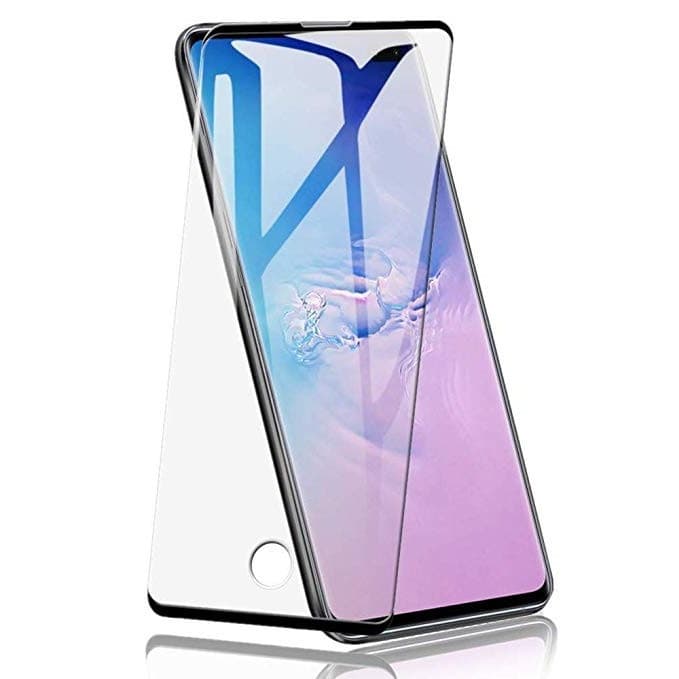 Folie de sticla Full Face 3D pentru Samsung Galaxy S20 Plus, decupaj amprenta, margini negre 1