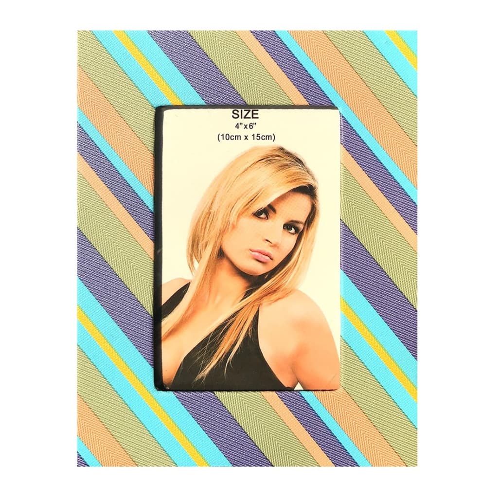 Rama foto decorativa cu fotografia ta, piele eco, Rainbow 2, 10 x 15 cm 1