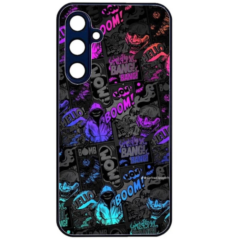 Husa Samsung Galaxy S24 FE, Colorful Aluminium TPU, design Boom 1