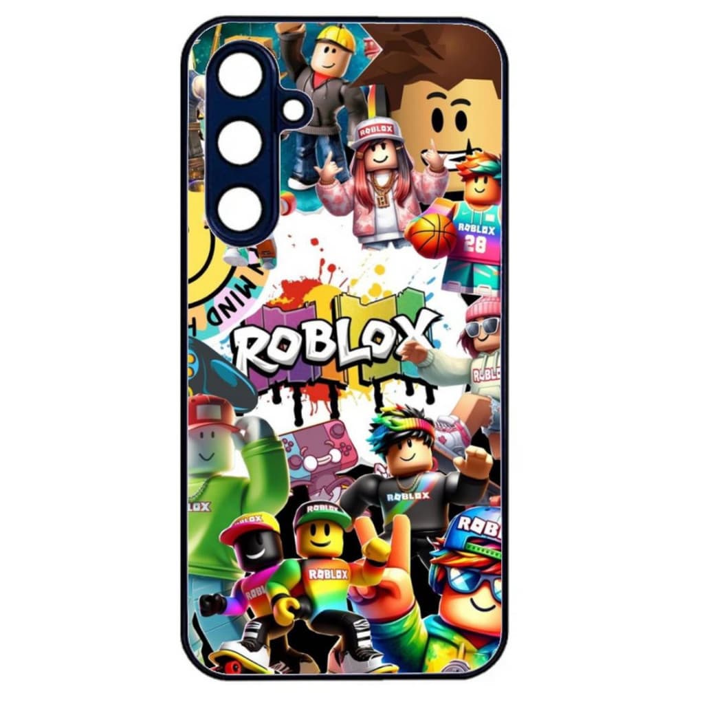 Husa Samsung Galaxy S24 FE, Colorful Aluminium TPU, design Roblox 1 1