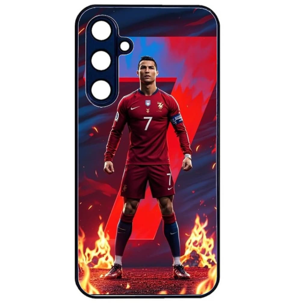 Husa Samsung Galaxy S24 FE, Colorful Aluminium TPU, design Ronaldo 1 1