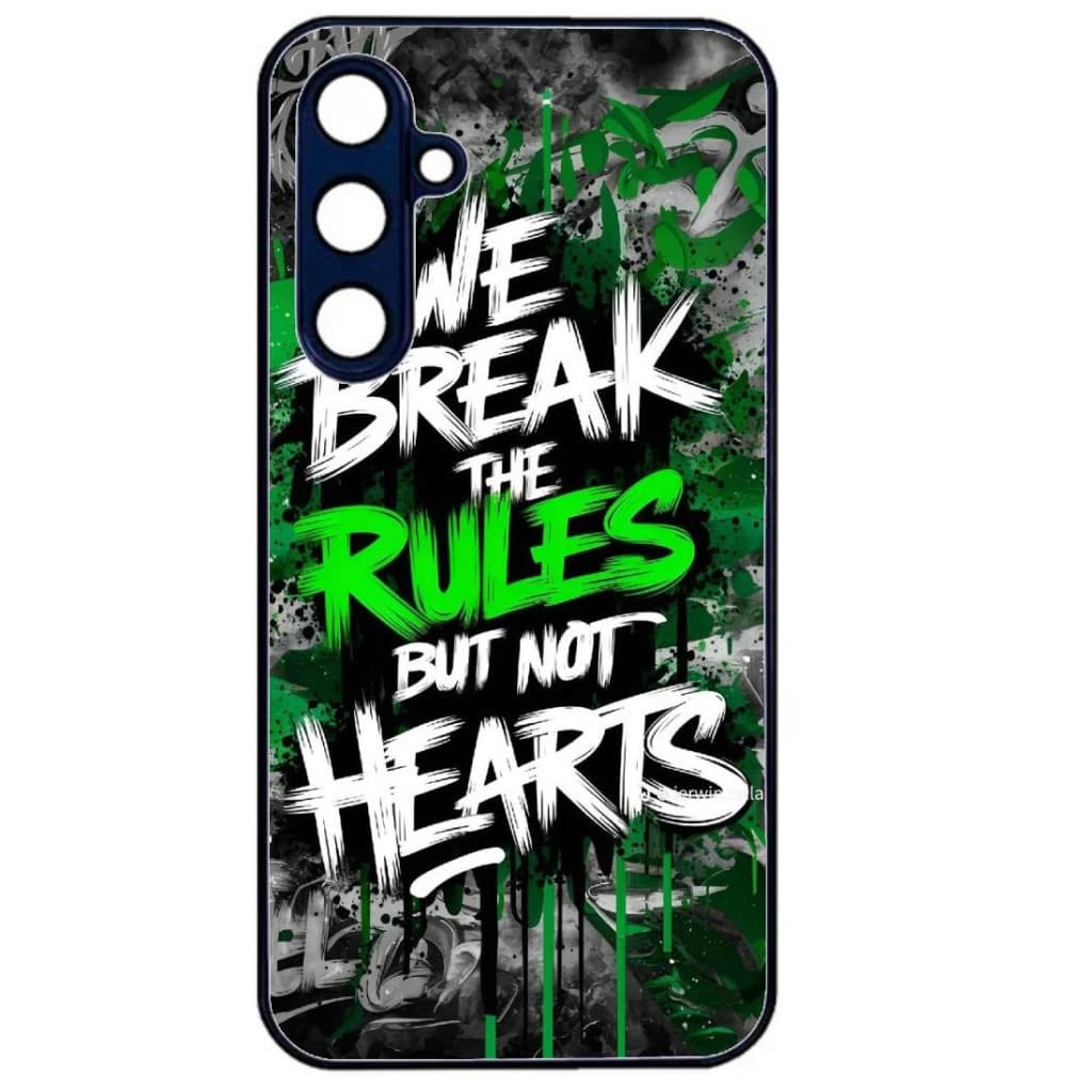 Husa Samsung Galaxy S24 Ultra, Colorful Aluminium TPU, mesaj We Break the Rules 1
