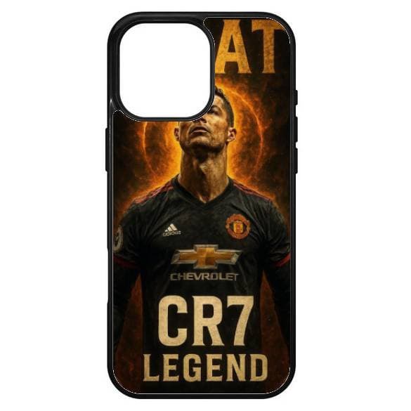 Husa protectie Apple iPhone 14 Pro, Colorful Aluminium TPU, design Ronaldo 2 1