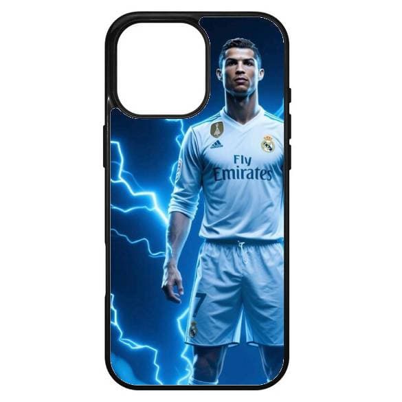 Husa protectie Apple iPhone 12, Colorful Aluminium TPU, design Ronaldo 4 1