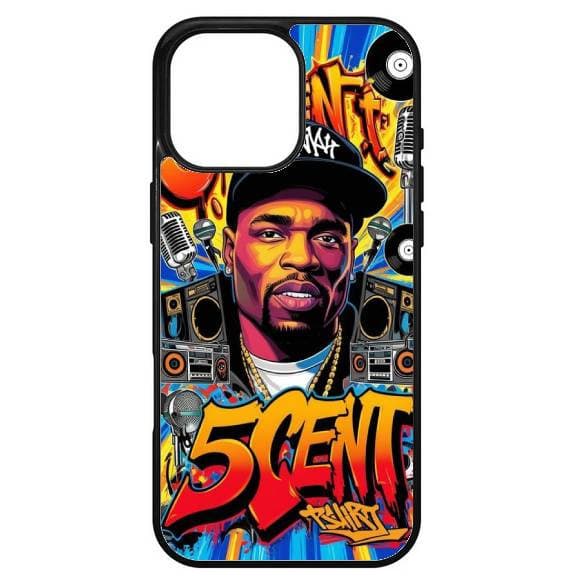 Husa protectie Apple iPhone 14 Pro Max, Colorful Aluminium TPU, design 50Cent 1