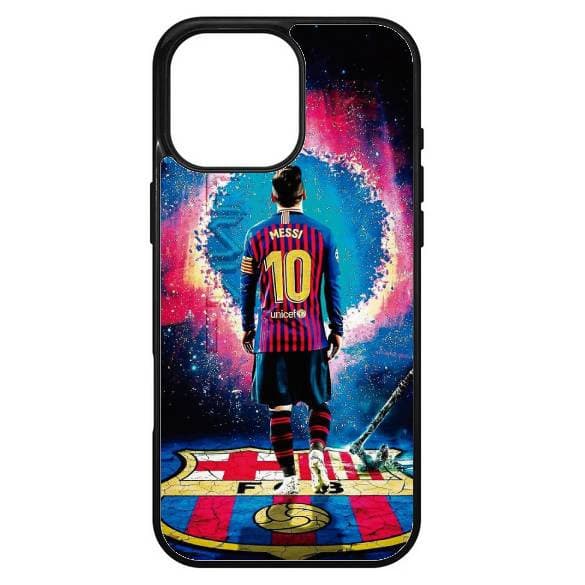 Husa protectie Apple iPhone 14, Colorful Aluminium TPU, design Messi 5 1