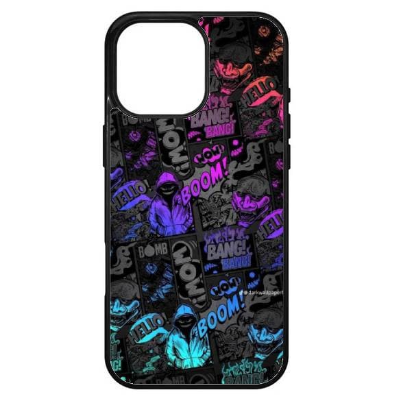Husa protectie Apple iPhone 15 Pro Max, Colorful Aluminium TPU, design Boom 1
