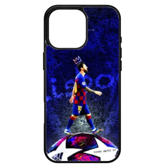 Husa protectie Apple iPhone 15 Pro Max, Colorful Aluminium TPU, design Messi 6 1
