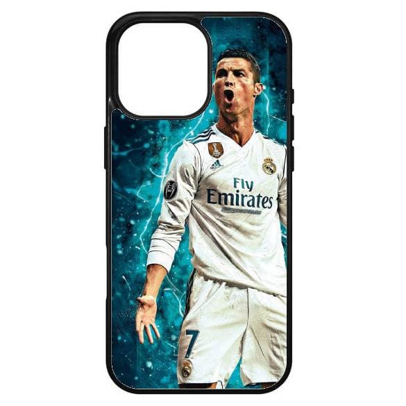 Husa protectie Apple iPhone 15 Pro Max, Colorful Aluminium TPU, design Ronaldo 5 1