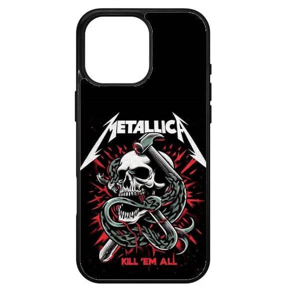 Husa protectie Apple iPhone 16, Colorful Aluminium TPU, design Metallica 1