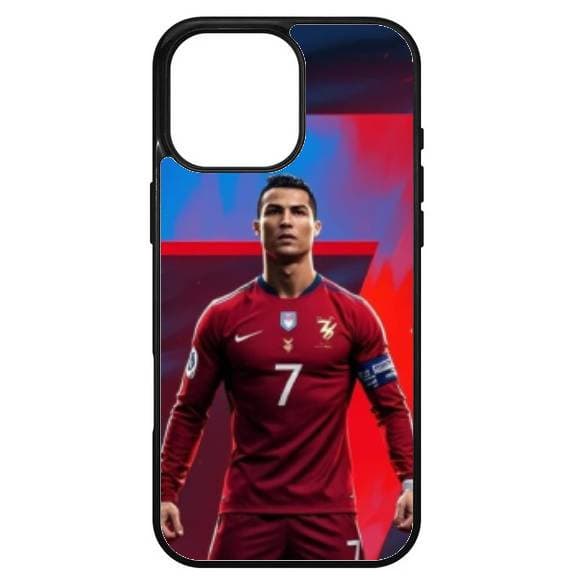 Husa protectie Apple iPhone 14 Plus, Colorful Aluminium TPU, design Ronaldo 1 1