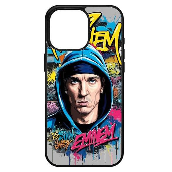 Husa protectie Apple iPhone 15 Plus, Colorful Aluminium TPU, design Eminem 1