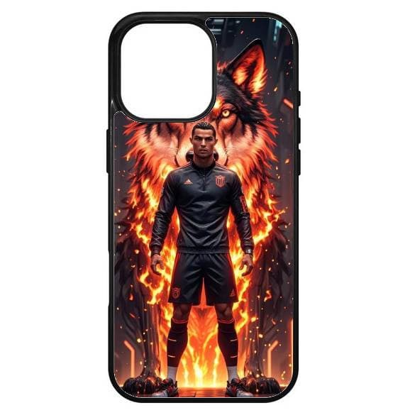 Husa protectie Apple iPhone 15 Plus, Colorful Aluminium TPU, design Ronaldo 3 1