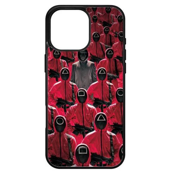 Husa protectie Apple iPhone 15 Plus, Colorful Aluminium TPU, design Squid Game 3 1