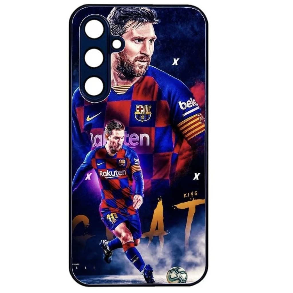 Husa Samsung Galaxy A03s, Colorful Aluminium TPU, design Messi 4 1