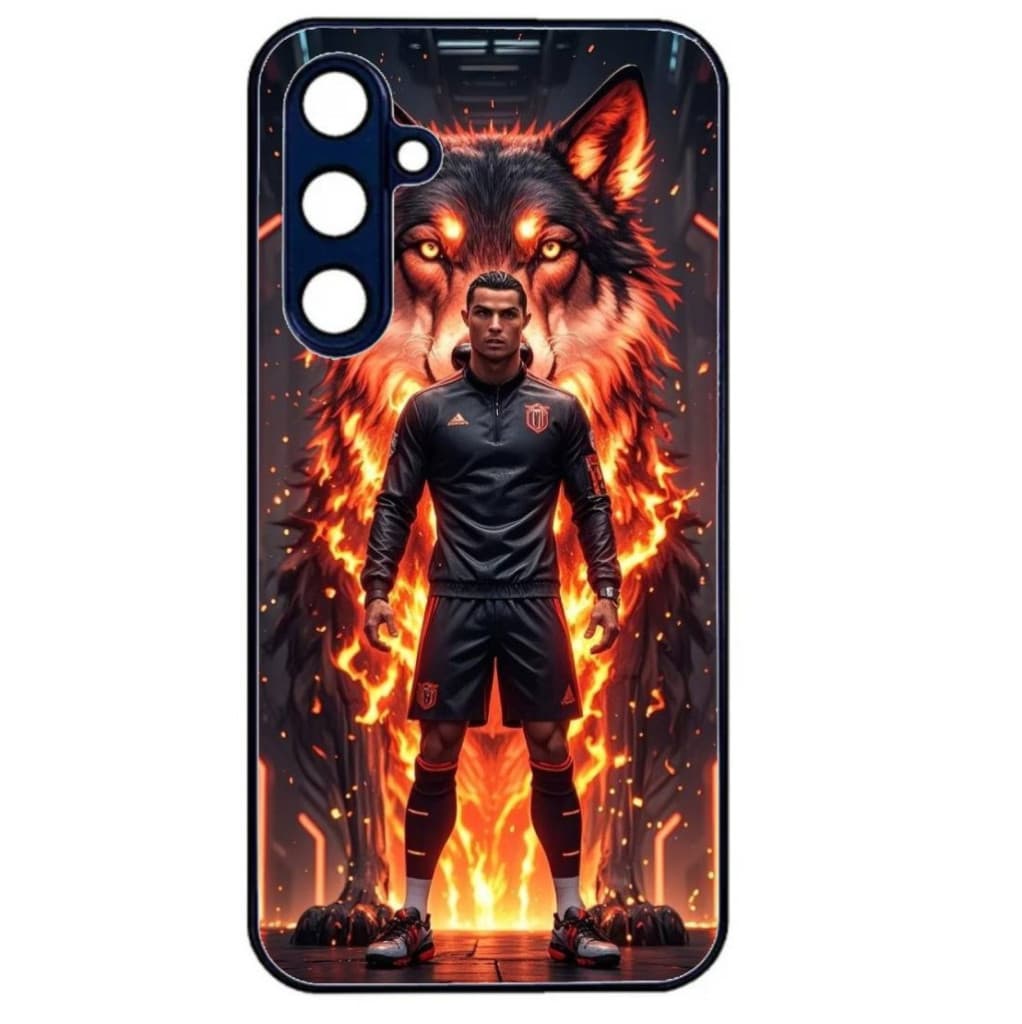 Husa Samsung Galaxy A03s, Colorful Aluminium TPU, design Ronaldo 3 1
