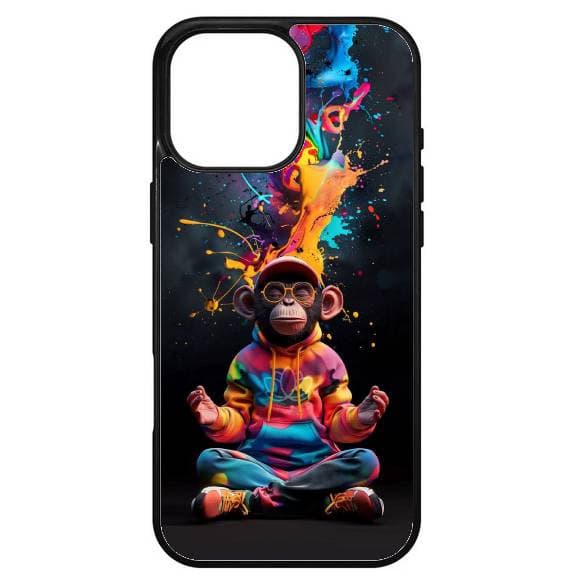 Husa protectie Apple iPhone 13, Colorful Aluminium TPU, design Cool Ape 3 1