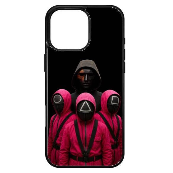 Husa protectie Apple iPhone 13, Colorful Aluminium TPU, design Squid Game 4 1