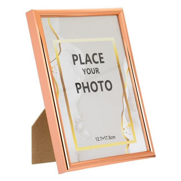 Rama foto decorativa rose gold, 13 x 18 cm 1