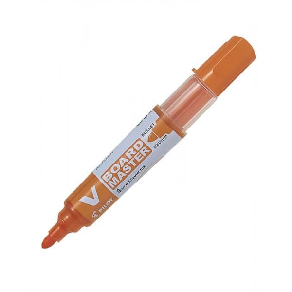 Marker tabla Pilot WBMA-VBM-M, varf rotund, 2.3mm, cu rezerva, portocaliu 1