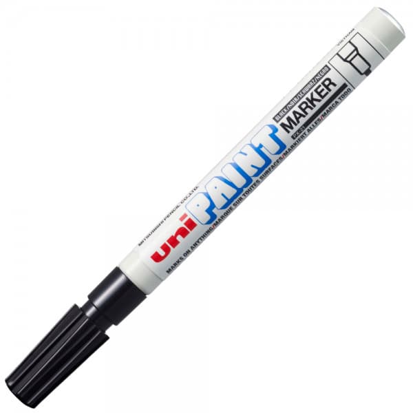 Marker cu vopsea UNI PX-21, varf rotund, 0.8-1.2mm , negru 1