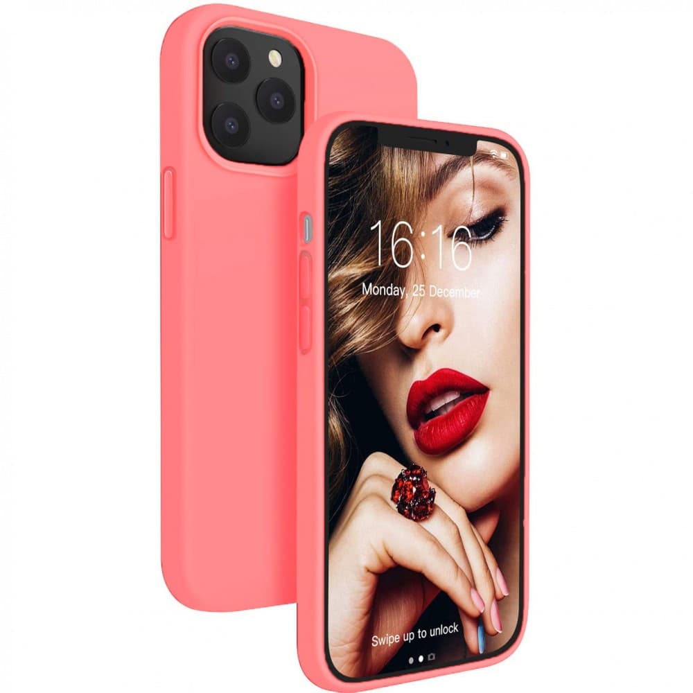 Husa Samsung Galaxy M30s Luxury Silicone, catifea in interior, roz deschis 1