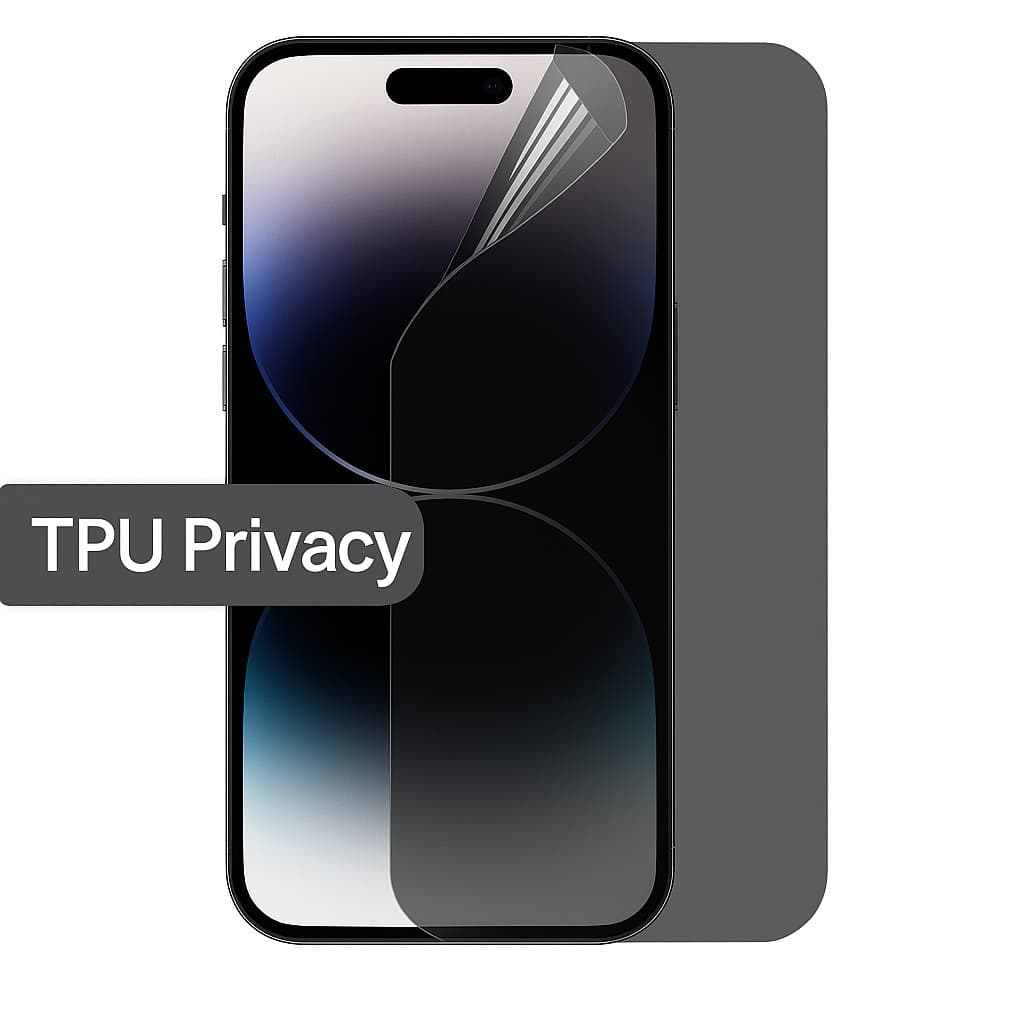 Folie Privacy TPU iPhone 14 Pro, Hydrogel, anti-spion, mata, ultra subtire, regenerabila 1