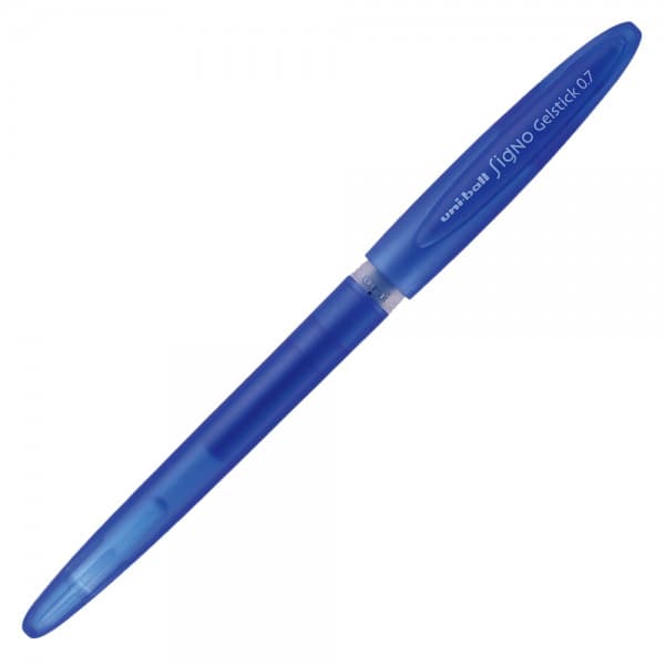 Pix cu gel Uni-ball Signo GelStick UM-170, 0.7mm, cu capac, corp in culoarea scrisului, albastru 1
