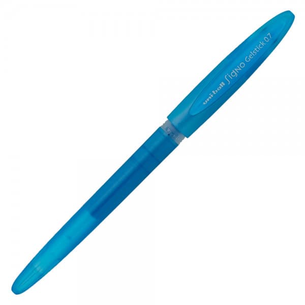 Pix cu gel Uni-ball Signo GelStick UM-170, 0.7mm, cu capac, corp in culoarea scrisului, bleu 1