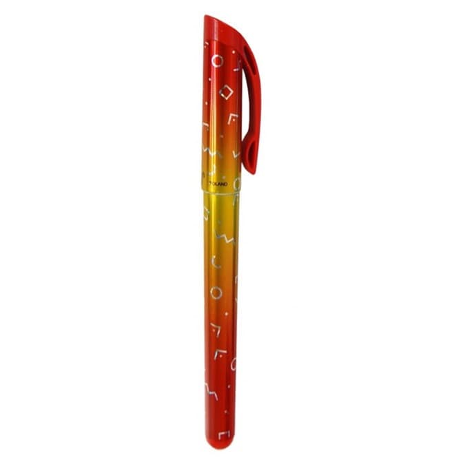 Stilou Cresco Crazy Grafix, penita iridium, alimentare rezerve, corp plastic, portocaliu 1