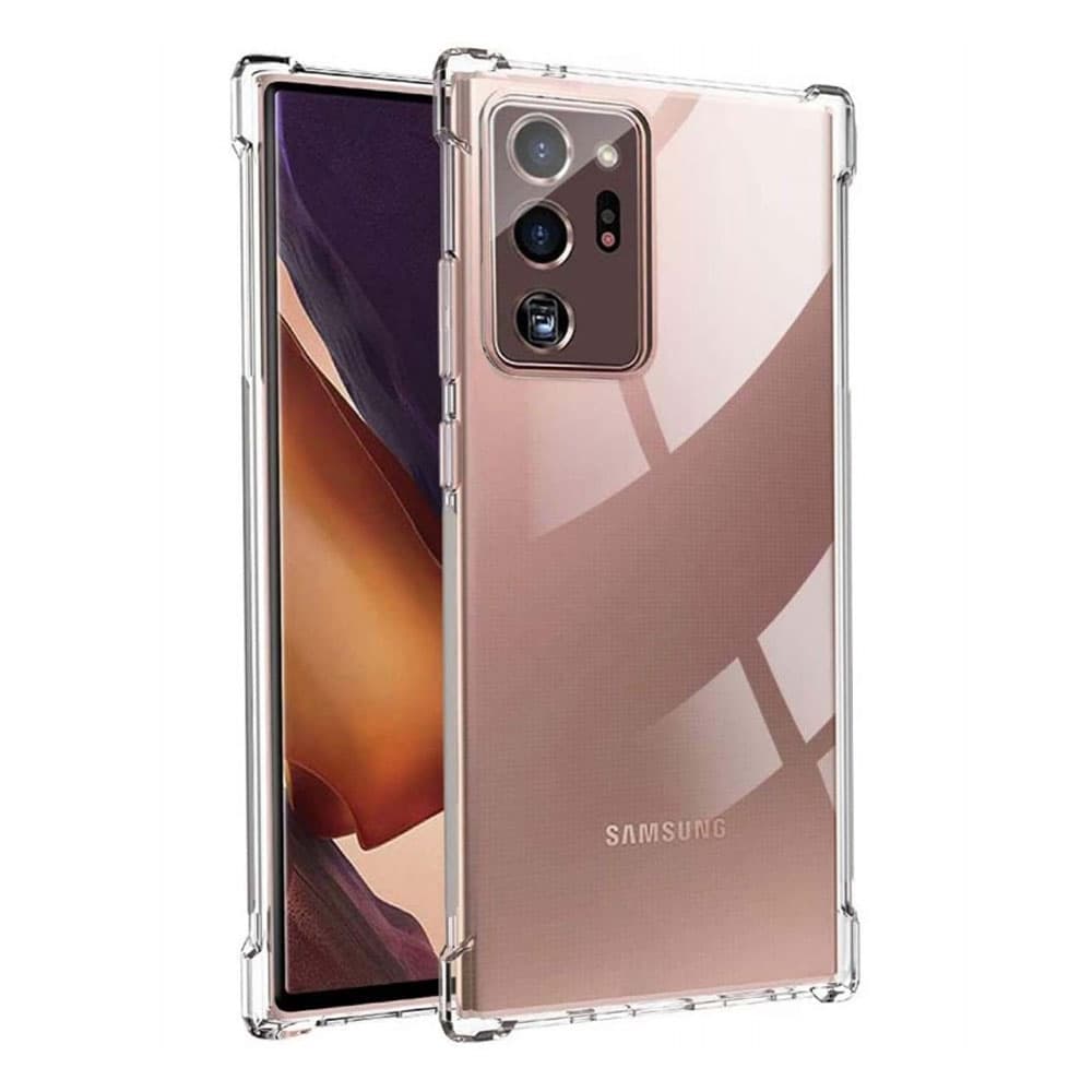 Husa Samsung Galaxy Note 20 Ultra, TPU transparent, intarituri in colturi, grosime 1,5 mm 1