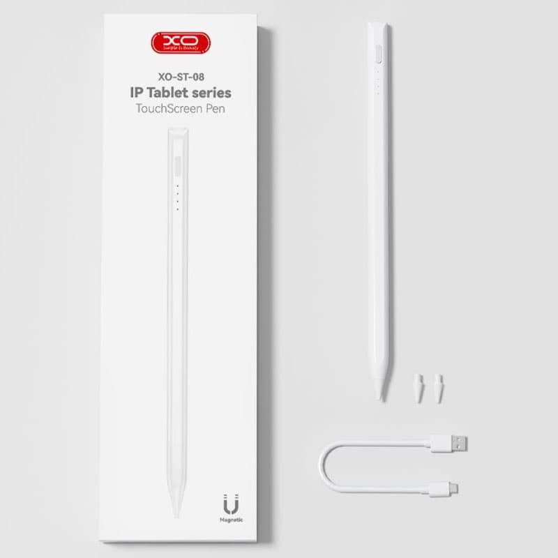 XO (ST-08) - Pen, tip Stylus, AP Pencil, Magnetic, 130mAh, Led Power, White 1