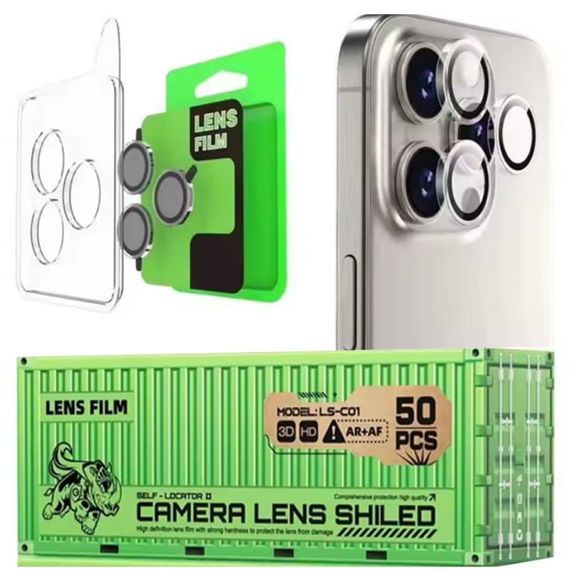 MX » Folie Camere » iPhone 17 Air - AutoAlign, Lens KIT, Black