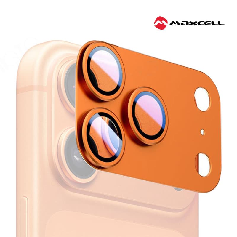 MX » Folie Camera » iPhone 17 Pro- Full Cover, Full Glue, Orange 1