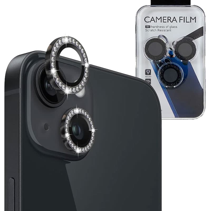 MX » Folie Camere » iPhone 14/14 Plus - Diamond, Lens KIT, Black 1