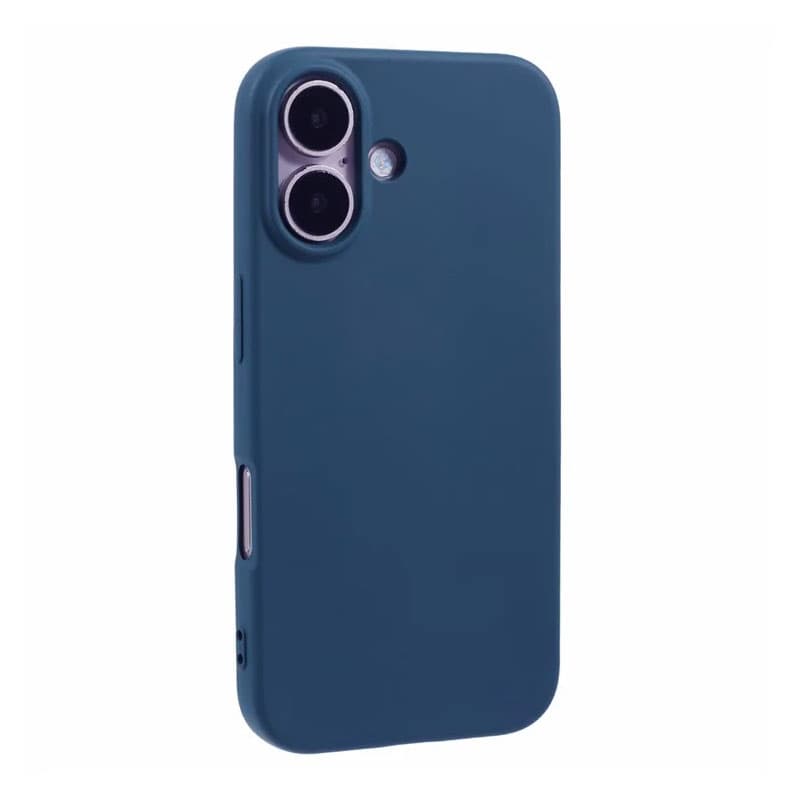 Husa Soft » iPhone 16 Plus, MicroFiber, TPU, Navy Blue 1