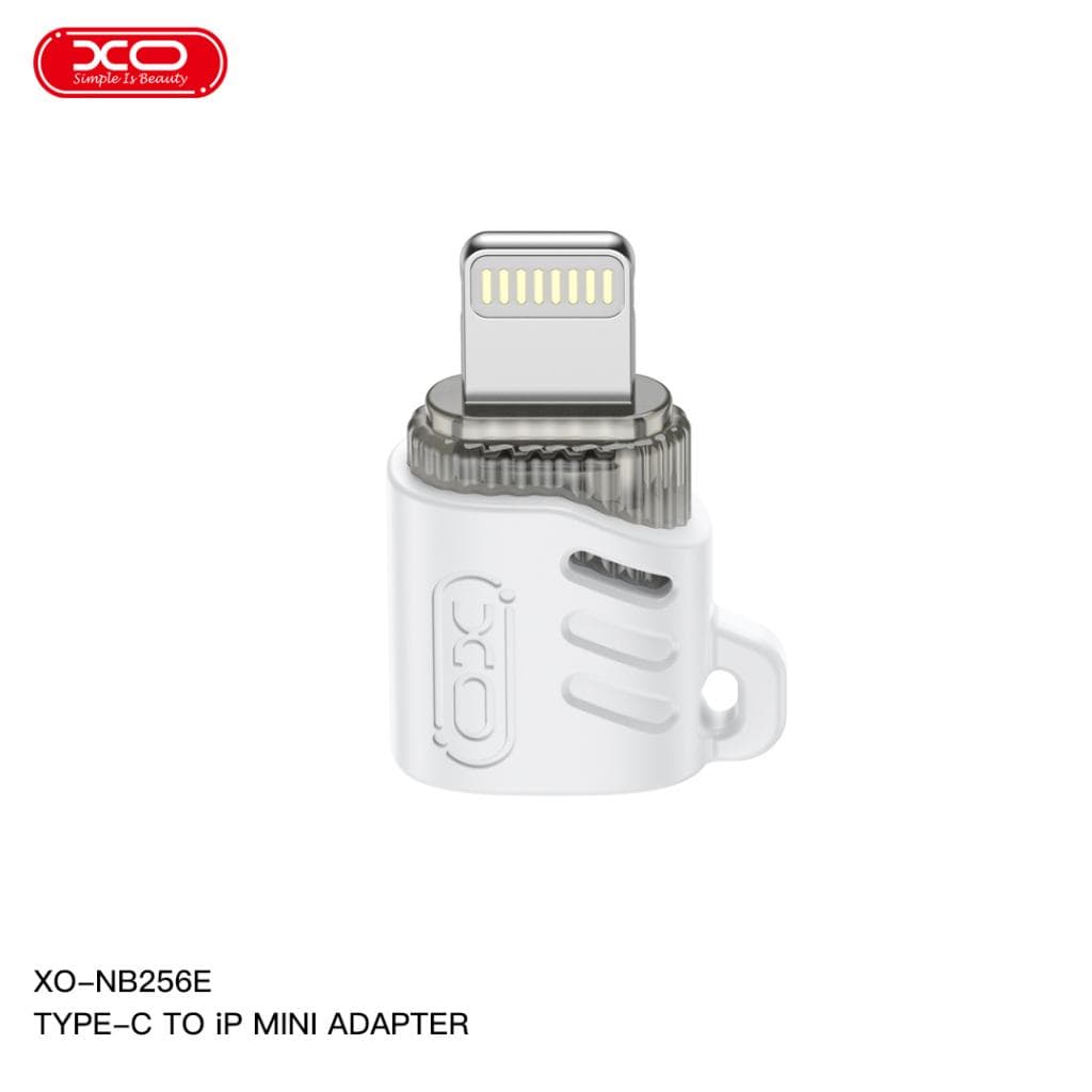 XO (NB256E) - Adaptor OTG Transfer, USB-C la Lightning, 480Mps, White 1
