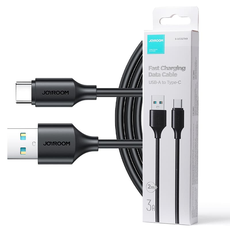 Joyroom (S-A9) - Cablu Date si Incarcare, USB-A la USB-C, 2m, Black 1