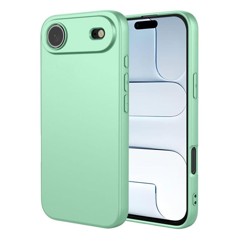Husa Soft » iPhone 17 Air, MicroFiber, TPU, Turquoise 1