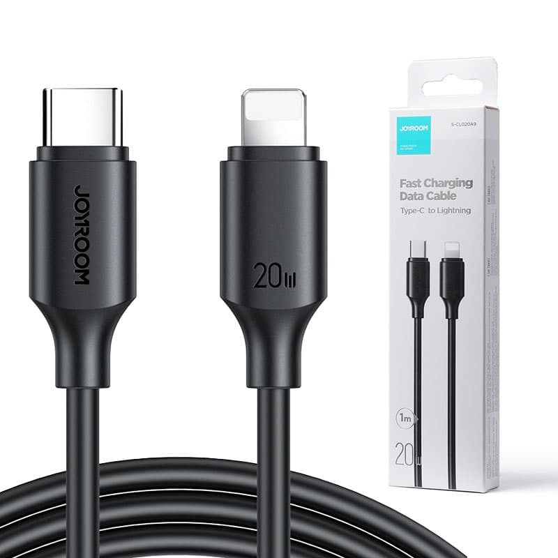 Joyroom (S-CL020A9) - Cablu Date si Incarcare, USB-C la Lightning, PD20W, QC3.0, 1m, Black 1