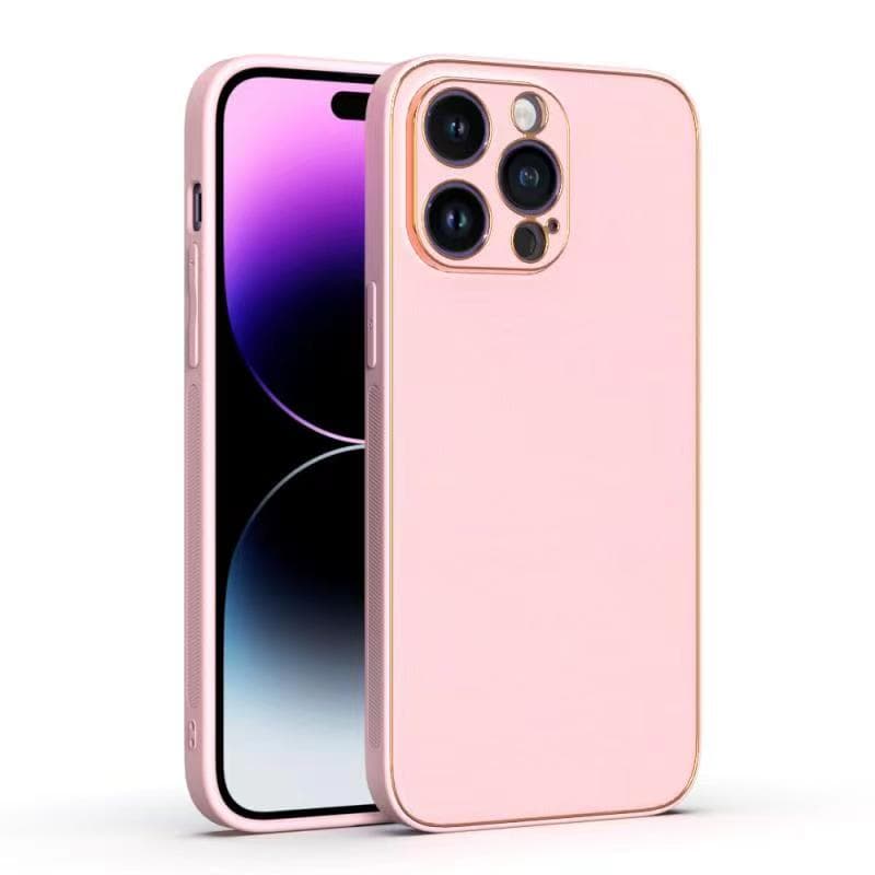 Husa Yolo » iPhone 11 Pro, Eco-Leather, TPU Edge, Pink 1