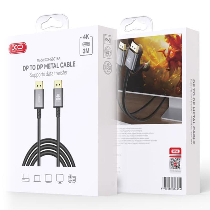 XO (GB018A) - Cablu Audio si Video, HDMI la HDMI, HD 4k, 3m, TARNISH 1