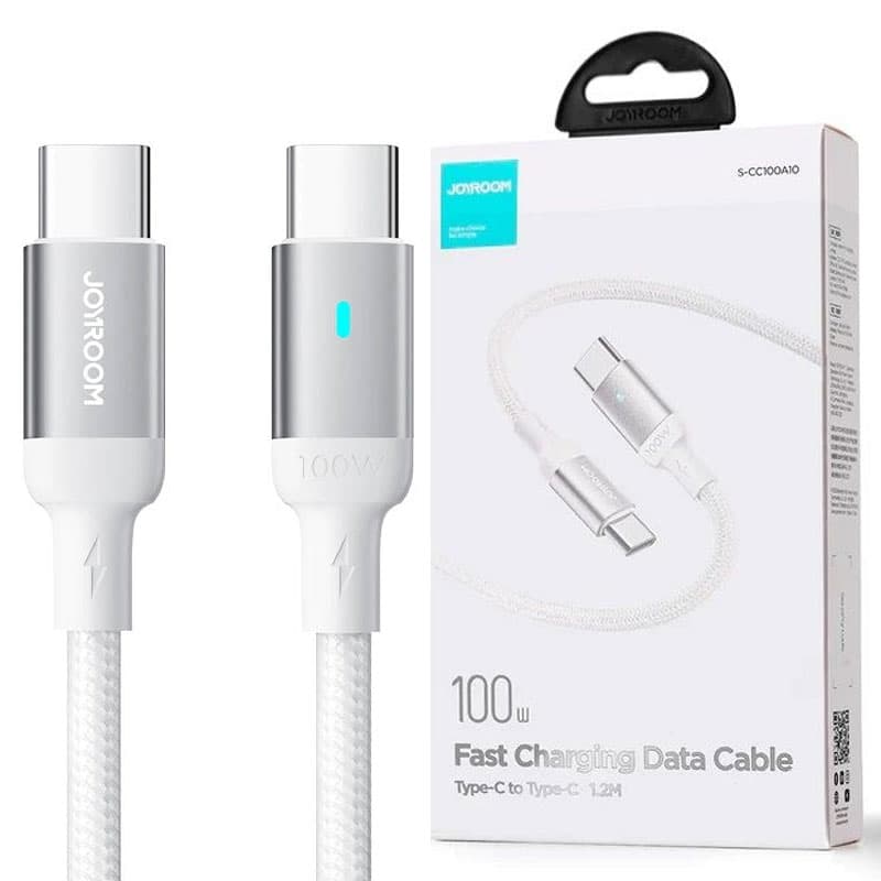 Joyroom (S-A10) - Cablu Date si Incarcare, USB-C, PD100W, QC3.0, Fast, 1.2m, White 1