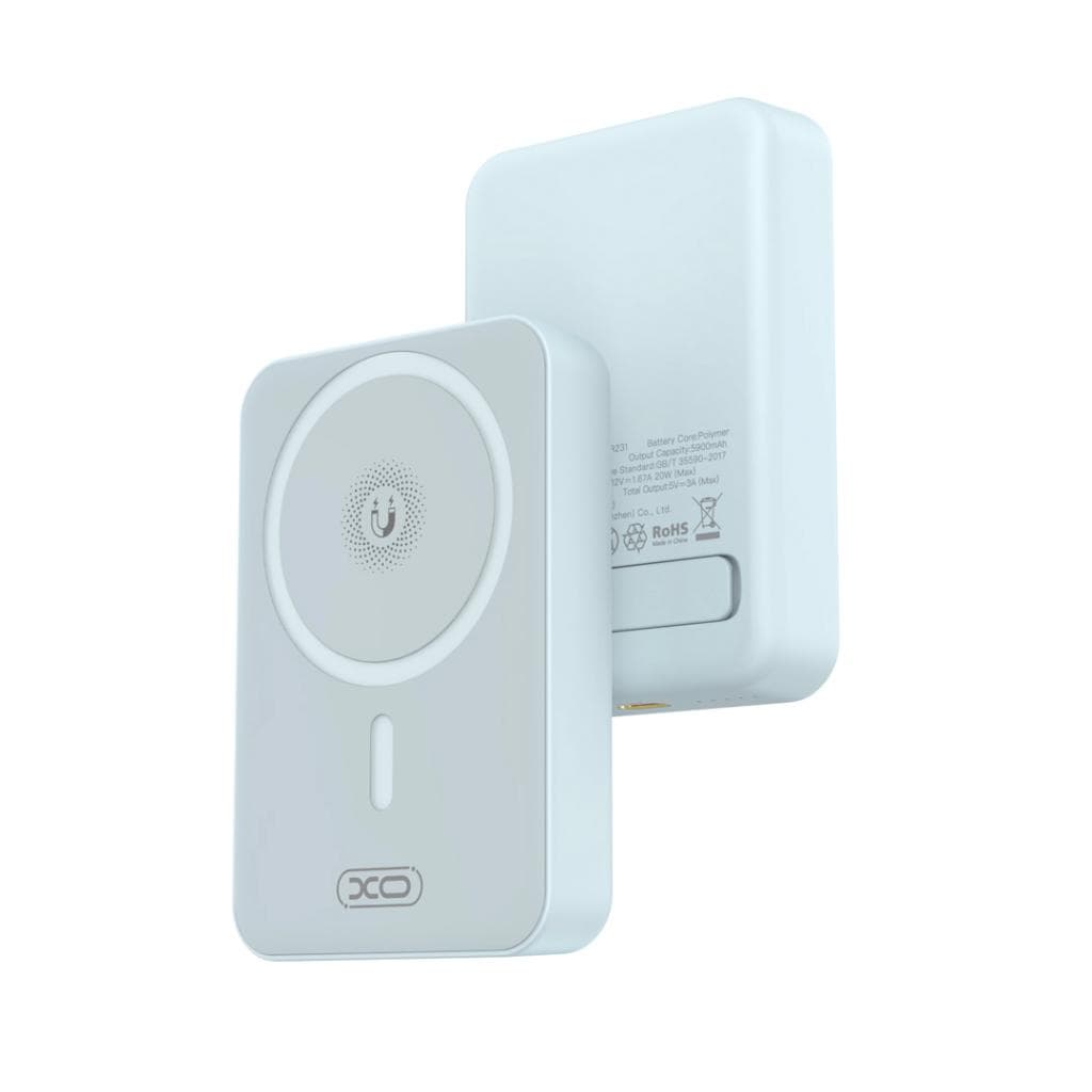 XO (PR231) - Baterie Externa, PD20W, Suport Stand, 10000mAh, Fast Charge, Blue 1