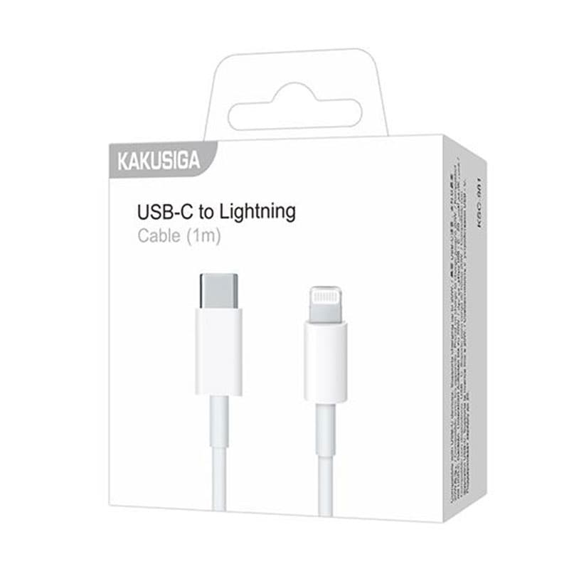 Kaku (KSC-981) - Cablu Date si Incarcare, USB-C la Lightning, PD20W, QC3.0, 1m, White 1