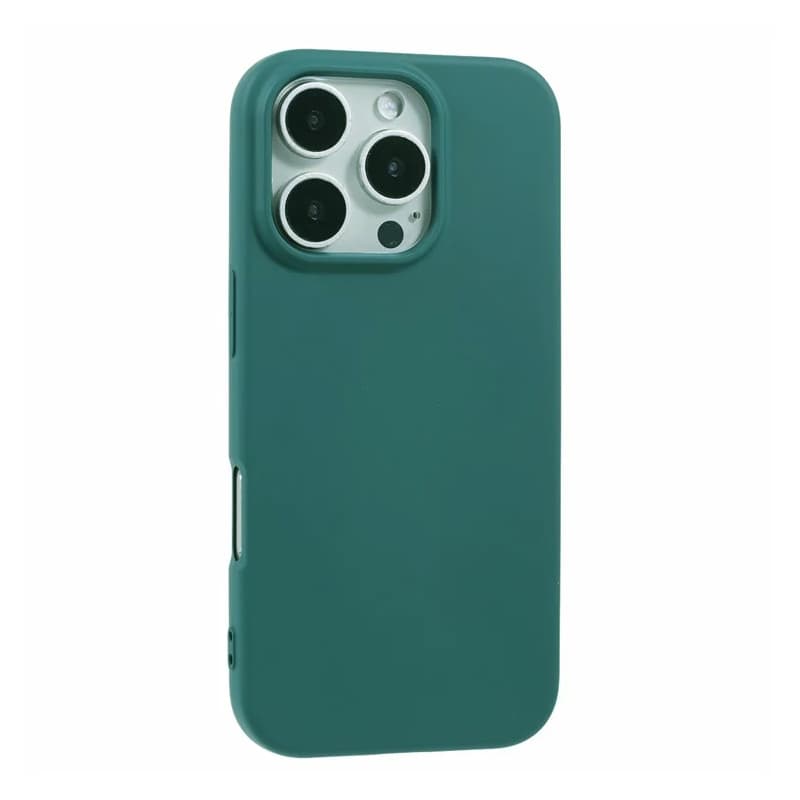 Husa Soft » iPhone 16 Pro Max, MicroFiber, TPU, Dark Green 1